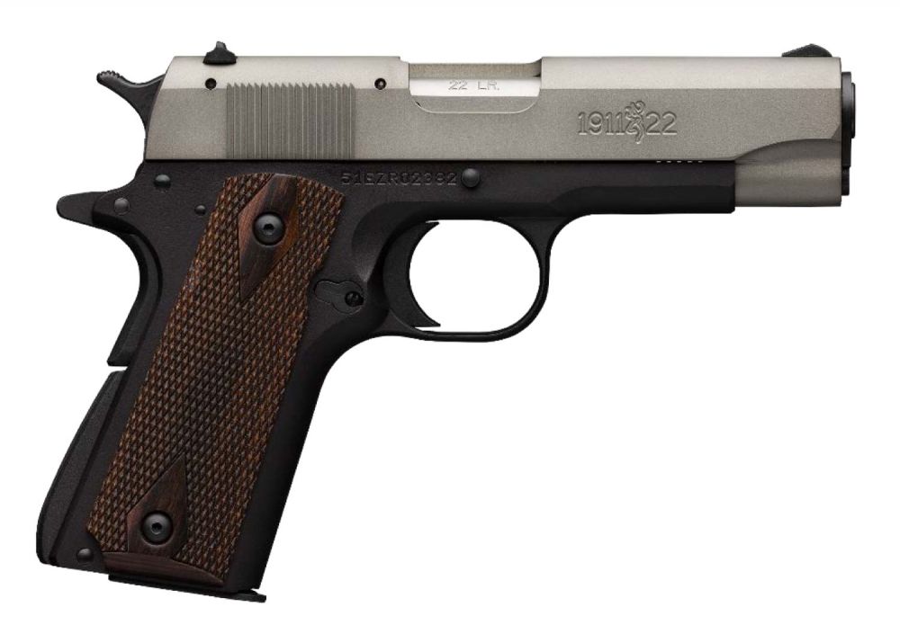 Browning 1911-22 A1 Compact .22 LR Stainless/Silver Pistol