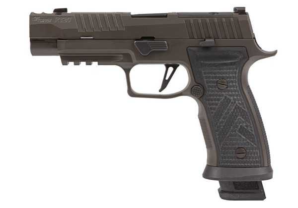 p320 axg legion 9mm luger (9x19 para) semi automatic 21 rounds 3 9 barrel