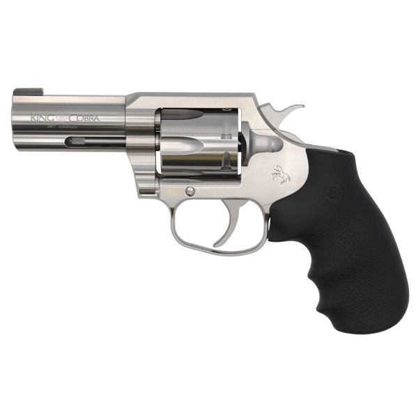 Colt King Cobra 357 Magnum 3in Brushed Stainless Revolver - 6 Rounds