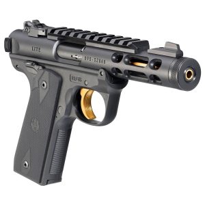 Ruger Mark IV 22/45 Lite 22 Long Rifle 4.4in Black Pistol - 10+1 Rounds