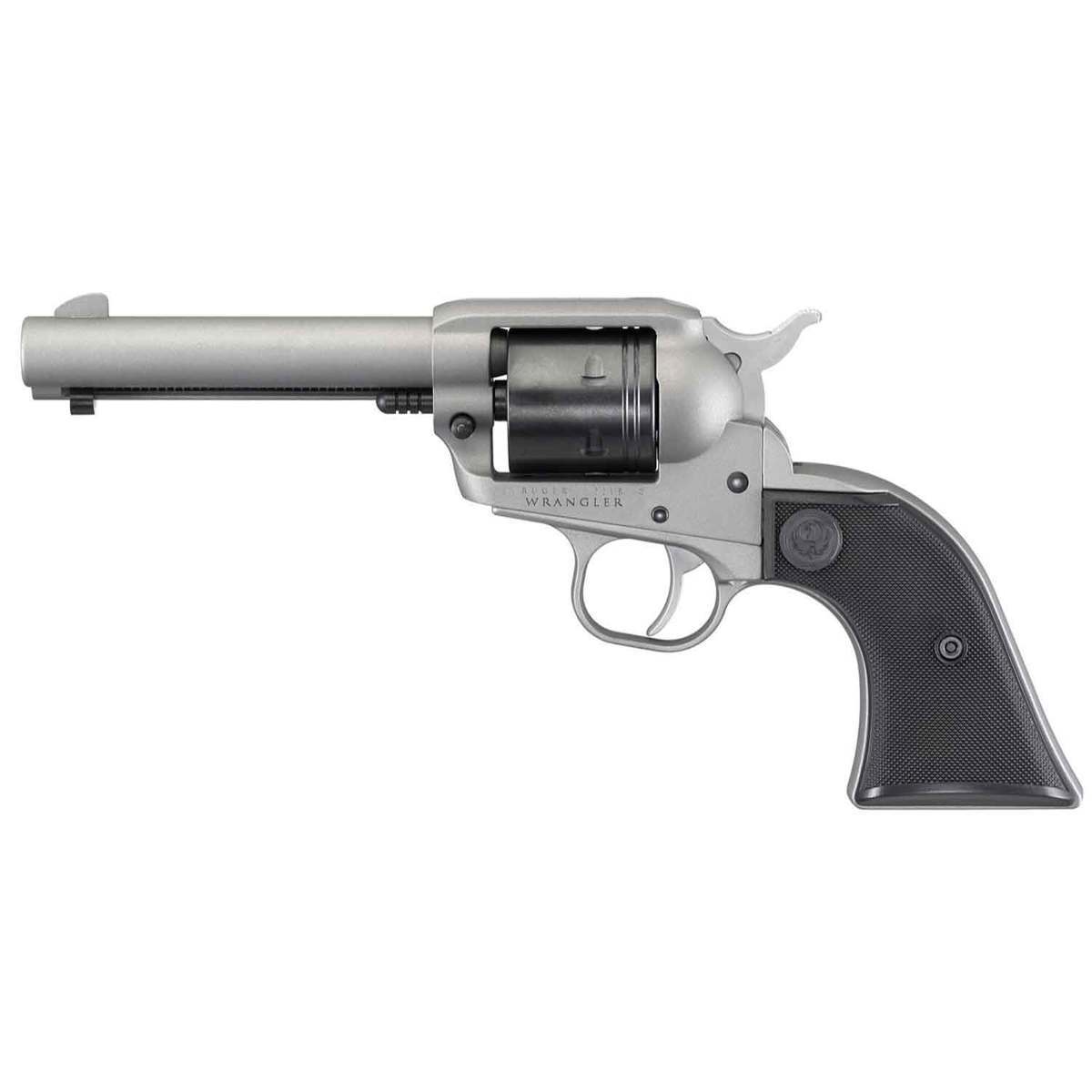 Ruger Wrangler 22 Long Rifle 4.62in Silver Cerakote Revolver - 6 Rounds
