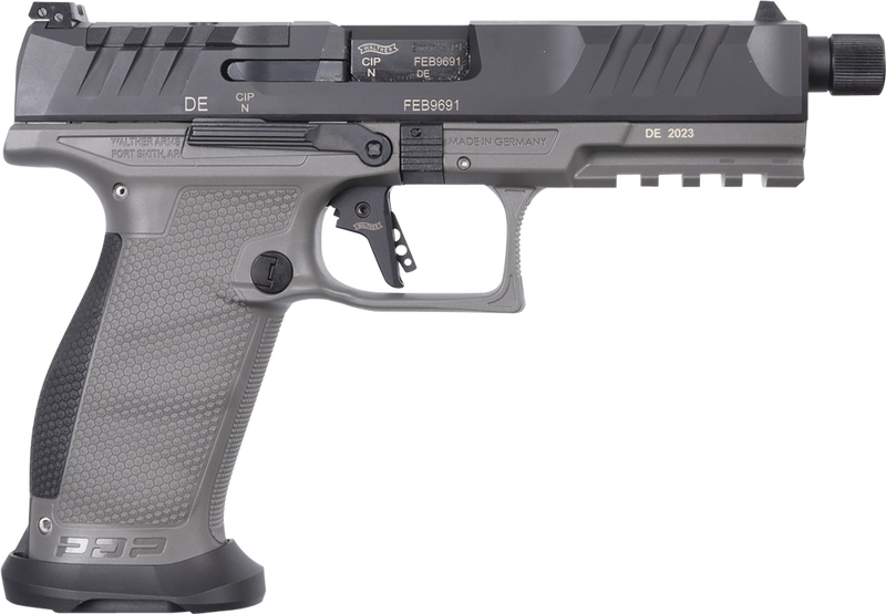 WALTHER PDP PRO SD TUNGSTEN GREY 9MM 5.1" BARREL 18-ROUNDS