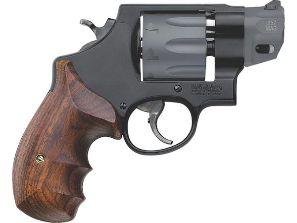 Smith & Wesson Performance Center Model 327 Revolver 357 Magnum 2" Barrel 8-Round Matte Black Wood