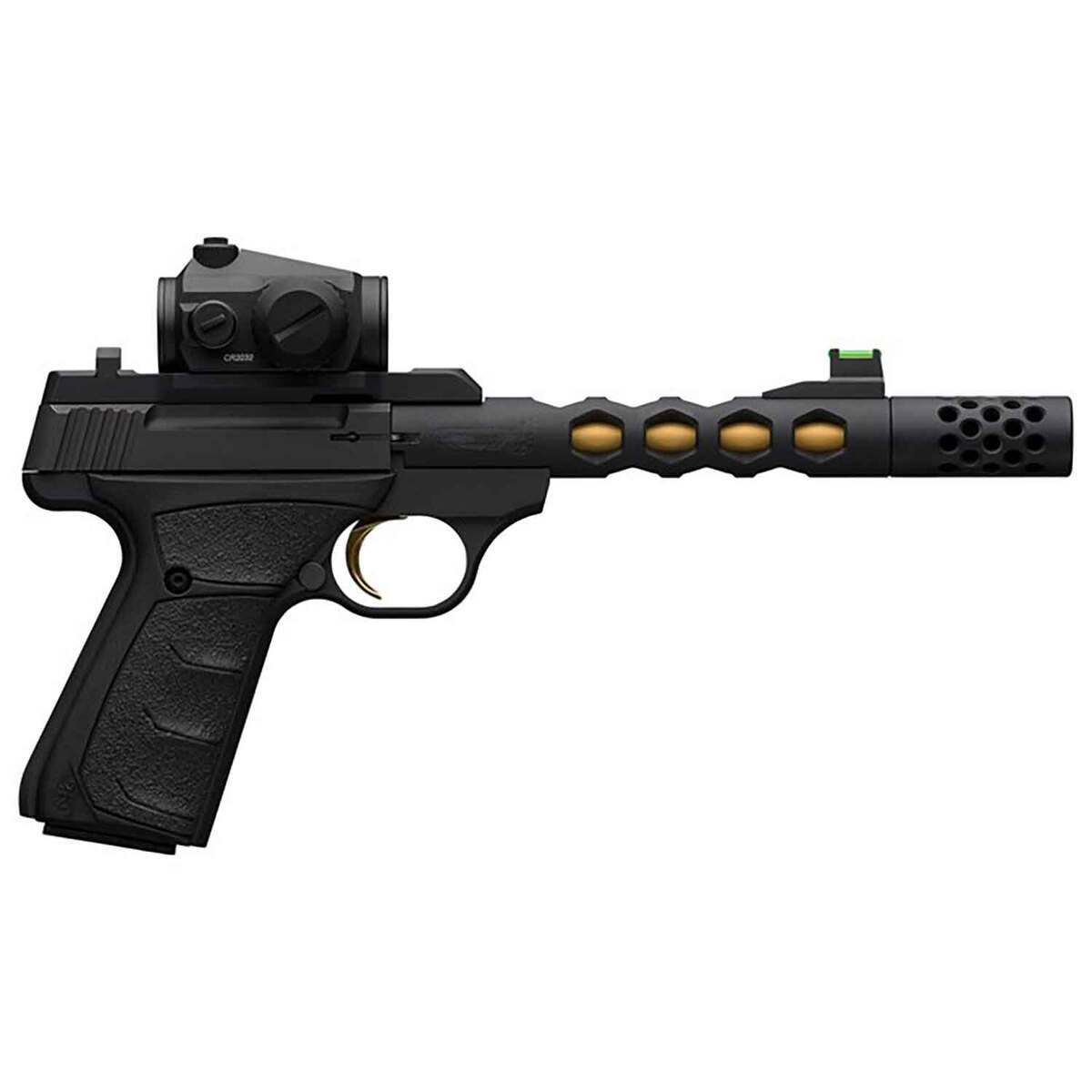 Browning Buck Mark Plus Vision 22 Long Rifle 5.9in Black Pistol - 10+1 Rounds