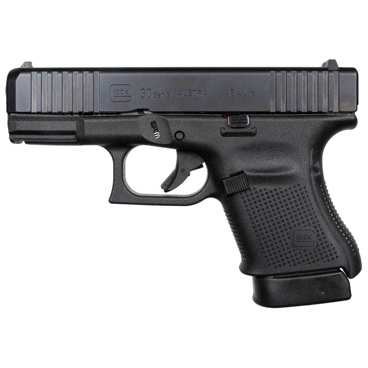 Glock 30 45 Auto (ACP) 3.78in Black Pistol - 10+1 Rounds - Image 2