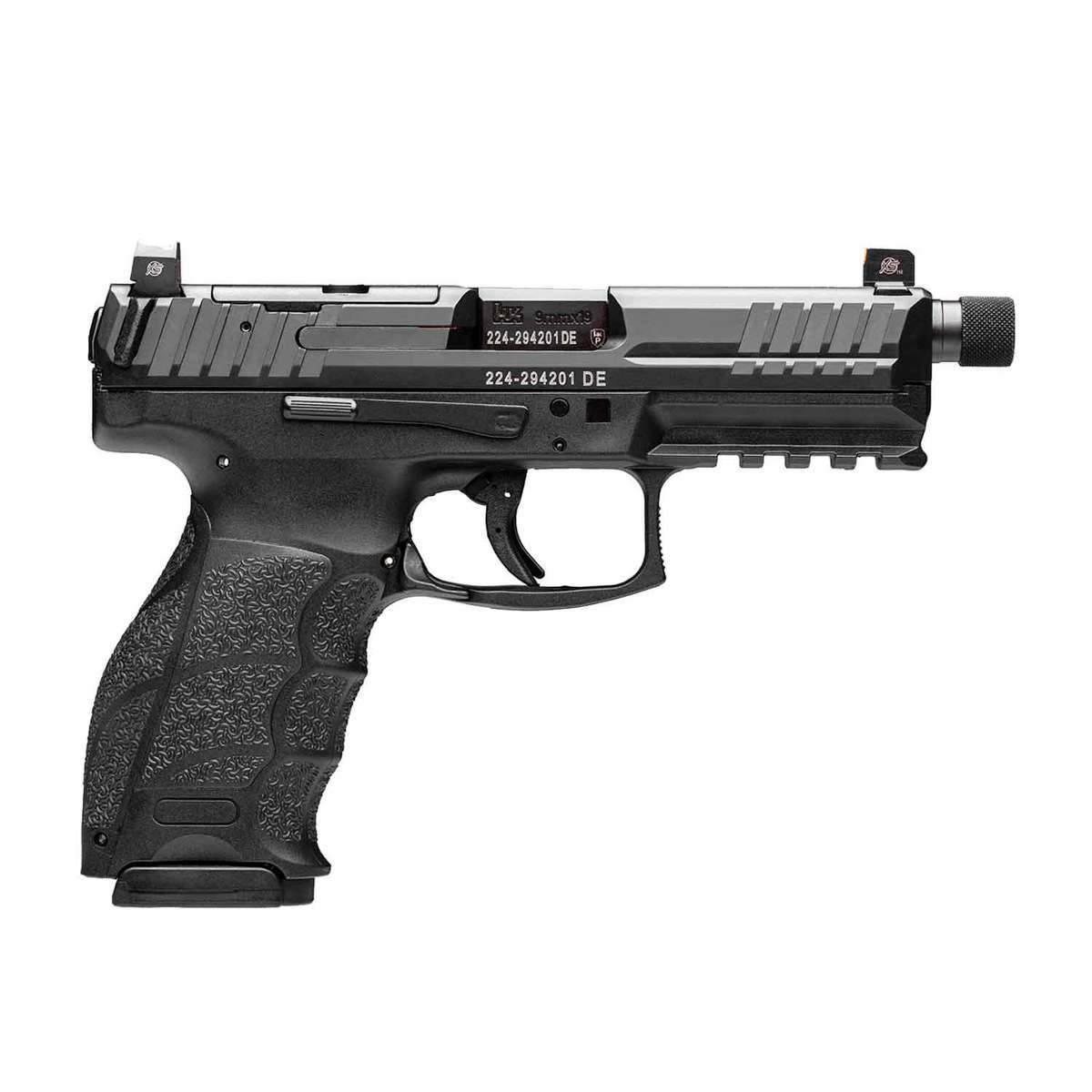 HK VP9 Tactical Optics Ready 9mm Luger 4.7in Black Pistol - 17+1 Rounds