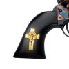Pietta Great Western II The Hands of God 9mm Luger 4.75in Blued Revolver - 6 Rounds - Image 3