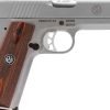 Ruger SR1911 Standard 45 Auto (ACP) 5in Low Glare Stainless Pistol - 8+1 Rounds - Image 3