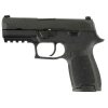 Sig Sauer P320 Compact w/ Contrast Sights 9mm Luger 3.9in Black Nitron Pistol - 10+1 Rounds - Image 2