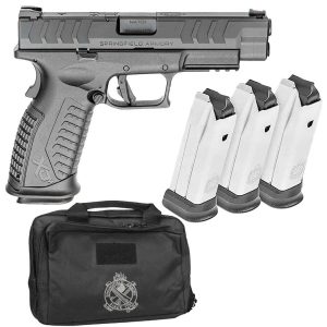 Springfield Armory XD-M Elite Gear Up Package 10mm Auto 4.5in Black Melonite Pistol - 16+1 Rounds