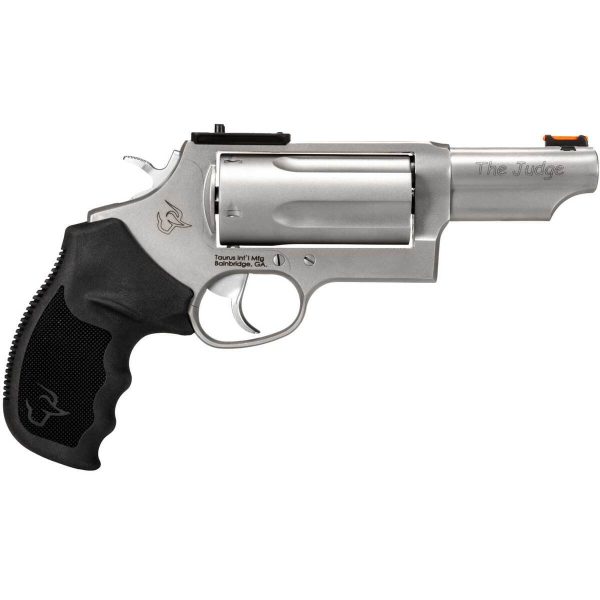 Taurus Judge T.O.R.O Magnum Optic Ready 45 (Long) Colt 3in Matte Stainless Revolver - 5 Rounds
