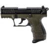 Walther P22 Q Military 22 Long Rifle 3.42in Black/OD Green Pistol - 10+1 Rounds - Image 2