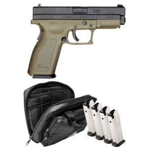 Springfield Armory XD-9 Service Model 9mm Pistol | OD Green Finish