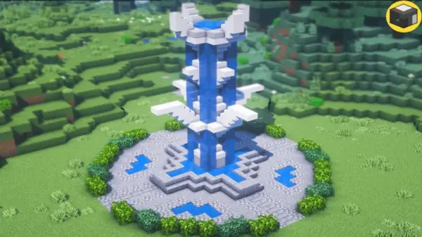 aero-precision-delta-556-muzzle-brake-8-Minecraft-Multi-Tier-Fountain-2 10 Minecraft Fountain Ideas - How to make - Redstone Games