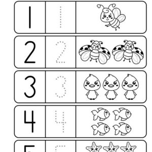 Free Preschool and Kindergarten Math Worksheets Printable
