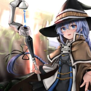 Roxy Migurdia: Mystic Scholar — Mushoku Tensei 5K Wallpaper