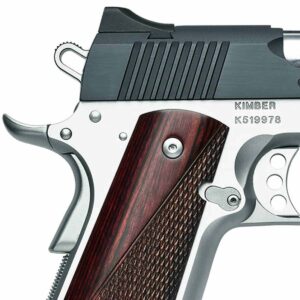 Kimber Custom Ii Two Tone 45 Auto ACP 5in Stainless Rosewood Pistol 71 Rounds