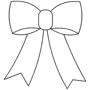 Desenhos de Laços para colorir - Bora Colorir