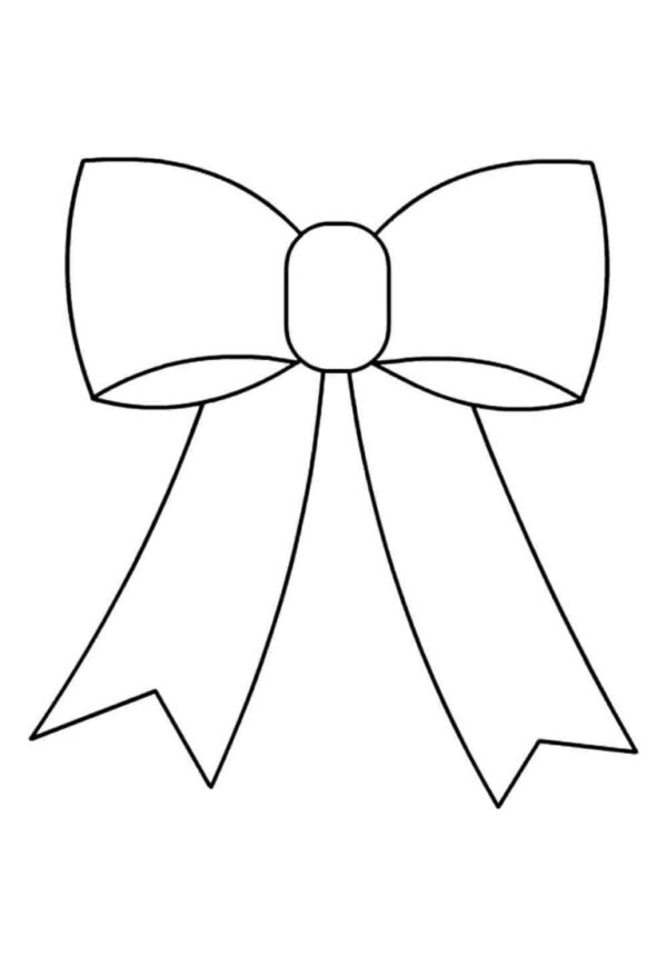 Desenhos de Laços para colorir - Bora Colorir