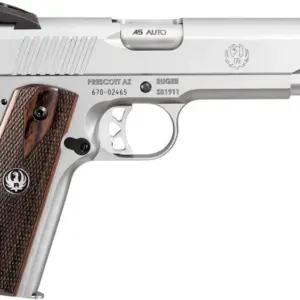Ruger Sr1911 45 Auto ACP 5in Stainless Pistol 81 Rounds