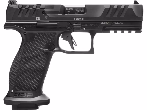walther-pdp-pro-e-compact-9mm-luger-4in-nitride-black-pistol-181-rounds-752131 Walther PDP Pro E 9mm Luger Pistol 4.5 Barrel 18+1 Round Black